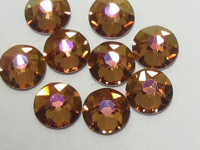 72 pcs. 20ss BLUSH ROSE BRANDY FLATBACK European Rhinestones